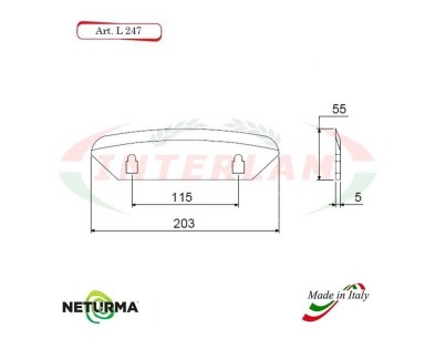 L247 - Knife for mixer wagons UNIFEED - Smooth - Ø55 - STORTI - ST16800061 - (10 Pcs.)