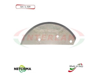 L328 - Lama per Carri UNIFEED - Liscia - Ø140 - MARMIX - (2 Pz.)