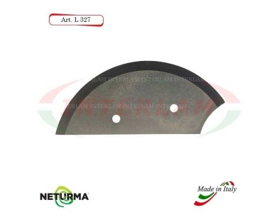 L327 - Lama per Carri UNIFEED - Liscia - Ø140 - ALIECO - (2 Pz.)