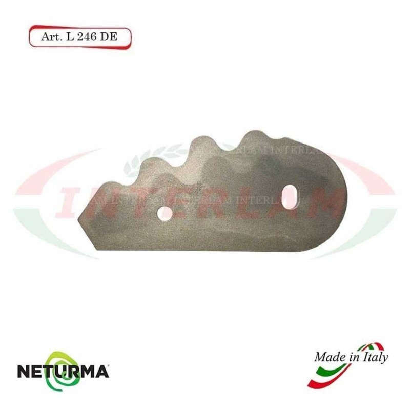 L246DX - Knife for mixer wagons UNIFEED -Toothed - Ø91 - STORTI - (10 Pcs.)