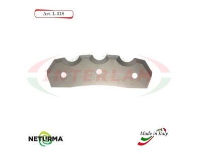 L318 - Knife for mixer wagons UNIFEED Toothed  - Ø92 - MARMIX
