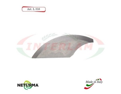 L316 - Lama per Carri UNIFEED - Liscia - Ø81 - ALIECO - (5 Pz.)