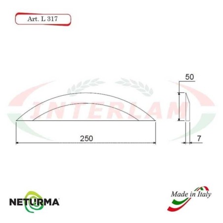 L317 - Knife for mixer wagons UNIFEED Smooth - Ø50 - MARMIX - ALIECO - (5 Pcs.)