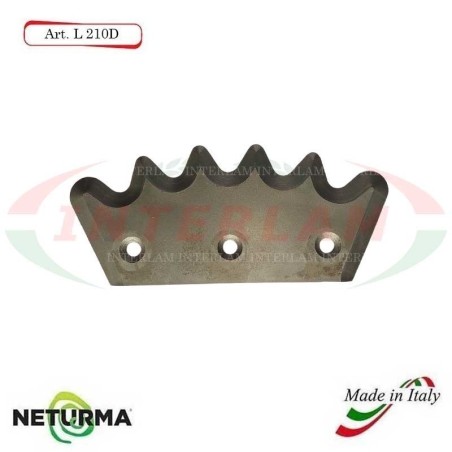 L210DX - Lama per Carri UNIFEED - Dentata  Ø113 - PAGLIARI