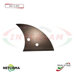 L231 -  Lama per Carri UNIFEED - Liscia - Ø141 - ALIECO - (5 Pz.)