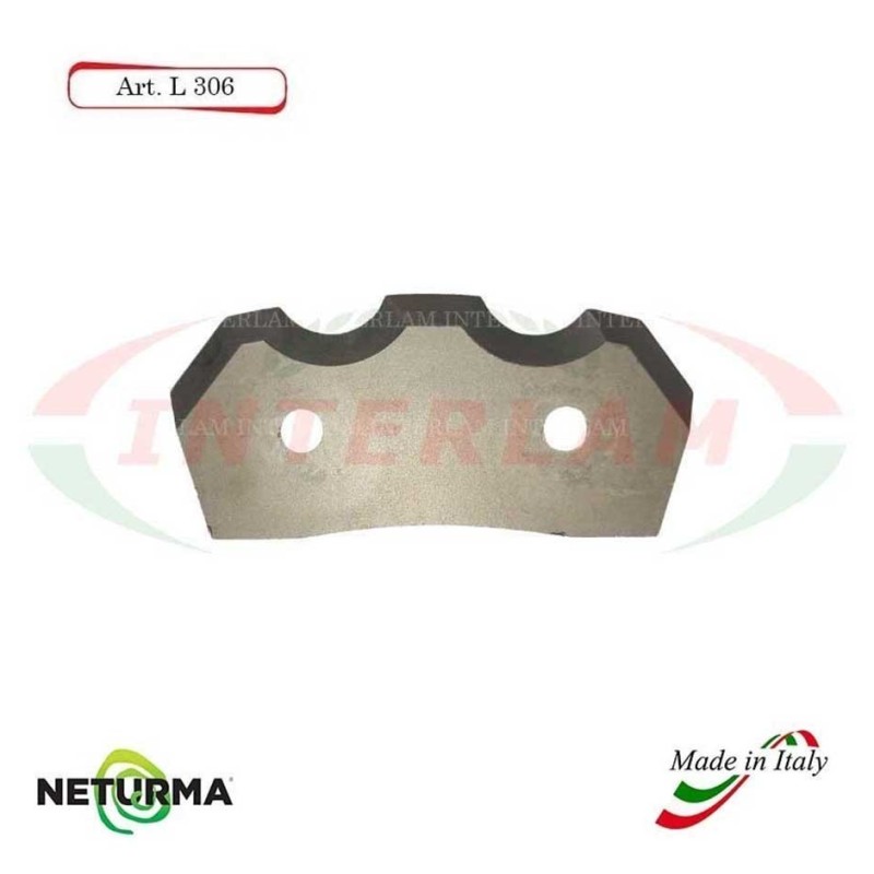 L306 - Lama per Carri UNIFEED - Dentata Ø93 - MARMIX - (5 Pz.)