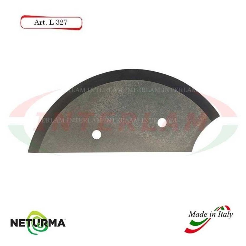 L327 - Knife for mixer wagons UNIFEED Smooth - Ø140 - MARMIX - ALIECO - (2 Pcs.)