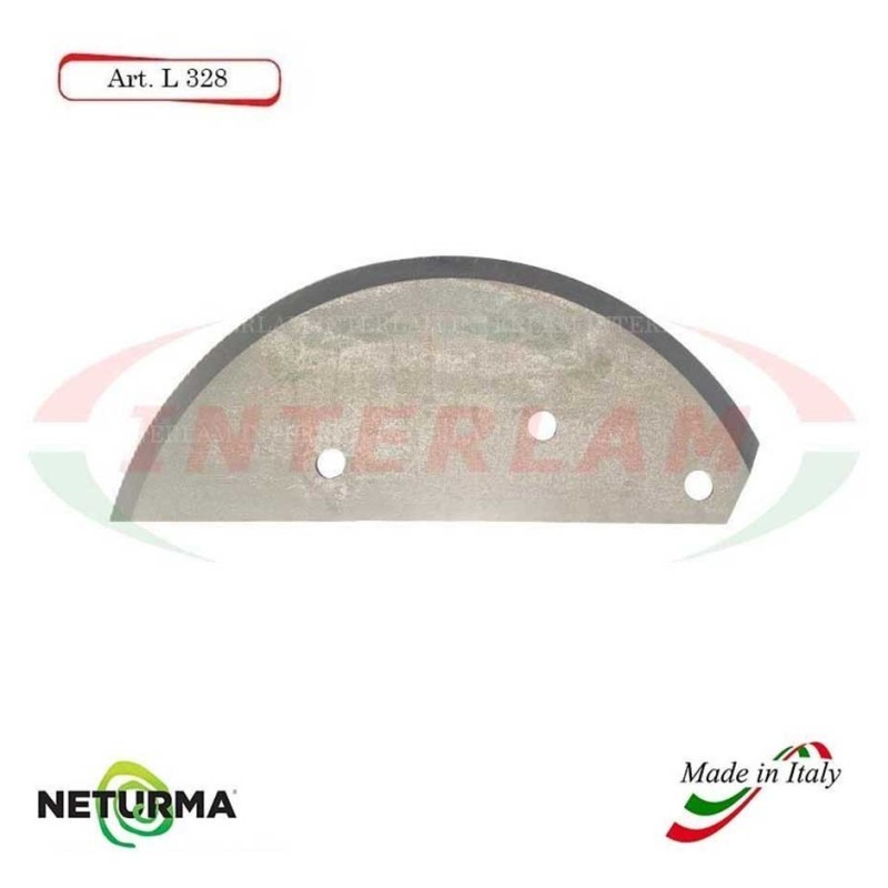 L328 - Lama per Carri UNIFEED - Liscia - Ø140 - MARMIX - ALIECO - (2 Pz.)