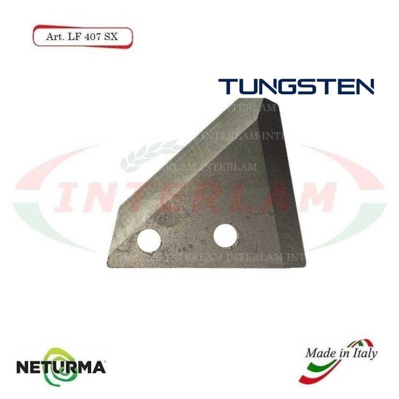 LF407SX - TUNGSTENO - Lama per FRESA Carri UNIFEED - AGM - GENERALMIX - SITREX - (25 Pz.)
