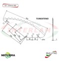 LS2023DX - TUNGSTEN - Right - Knife for mixer wagon UNIFEED - Vertical - Toothed - STORTI - (3 Pcs.)