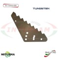 LS2024DX - TUNGSTEN - Right - Knife for mixer wagon UNIFEED - Vertical - Toothed - STORTI - (5 Pcs.)