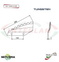 LS2015SX - Tungsteno  - Lama per Carri UNIFEED  - Piegata - TRIOLET - (5 Pz.)