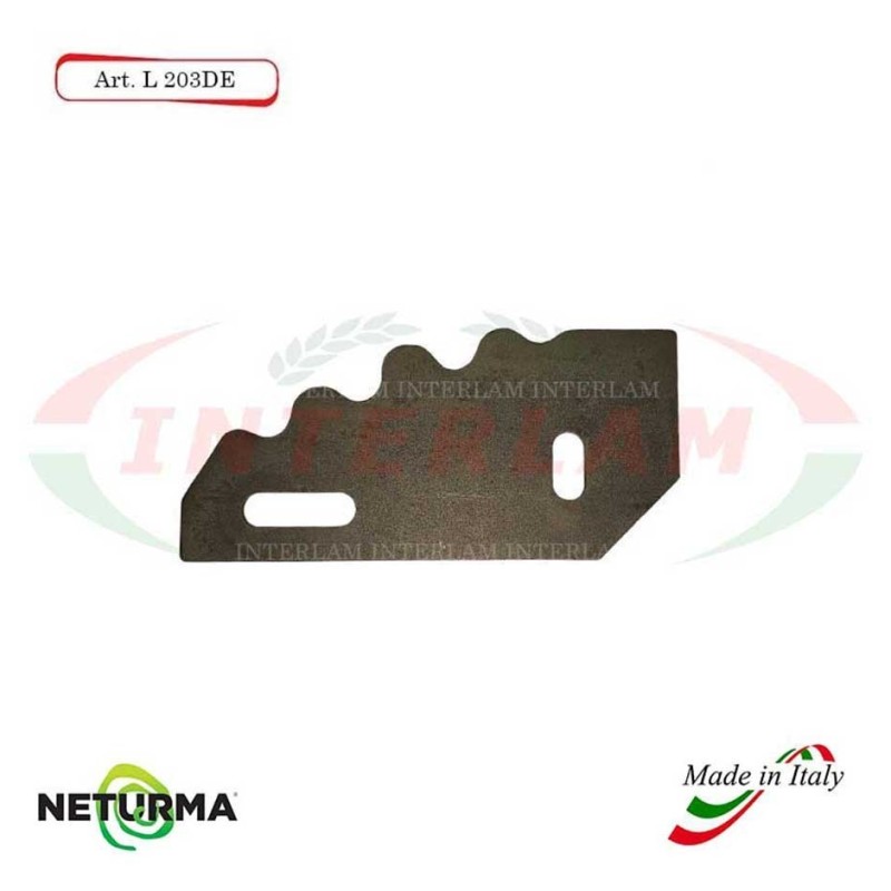 L203DX - Knife for mixer wagons  UNIFEED - Toothed - Ø93 - STORTI - (10 Pcs)