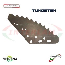 LS2016SX - TUNGSTEN  - Left - Knife for mixer wagon UNIFEED - Vertical - (5 Pcs.)