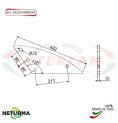 SLS 2006 DX/SX - SUPPORTO per Lame Carri UNIFEED - SUPERTINO - (3 Pz.)