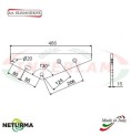 SLS 2005 DE/SX - SUPPORTO per Lame Carri UNIFEED - AGM - NUOVO - (3 Pz.) SLS 2005 DE/SX - SUPPORTO per Lame Carri UNIFEED - AGM - NUOVO - (3 Pz.)