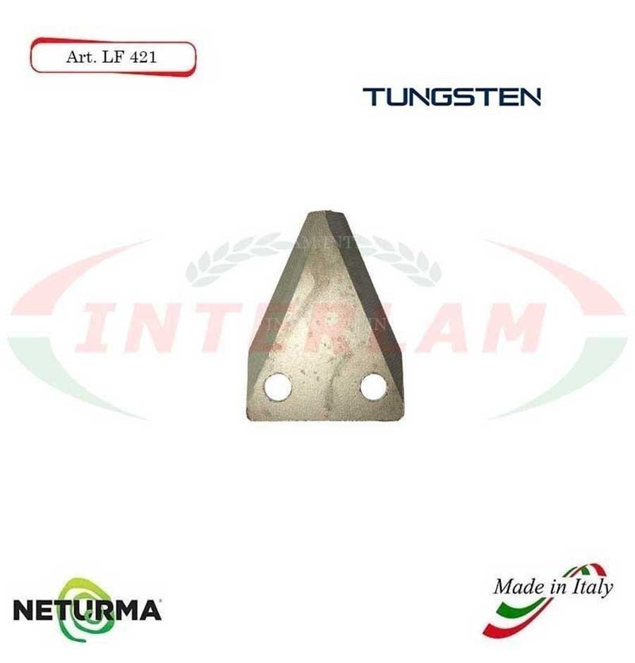 LF421T - TUNGSTENO - Lama per FRESA Carri UNIFEED - STORTI - (25 Pz.) LF421T - TUNGSTENO - Lama per FRESA Carri UNIFEED - STORTI - (25 Pz.)