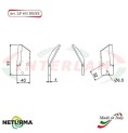 LF405SX - Knives for UNIFEED trailers and silage wagons - Folded -  STORTI - (25 Pcs.)