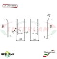 LF404SX - Lama per FRESA Carri UNIFEED - PIEGATA 25° - AGM - (10 Pz.) LF404SX - Lama per FRESA Carri UNIFEED - PIEGATA 25° - AGM - (10 Pz.)