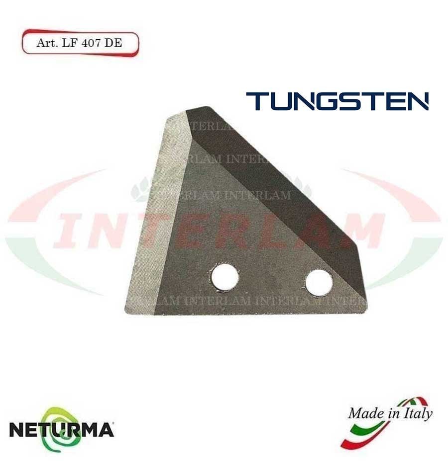 LF407DX - TUNGSTENO - Lama per FRESA Carri UNIFEED - AGM - GENERALMIX - SITREX - (25 Pz.)