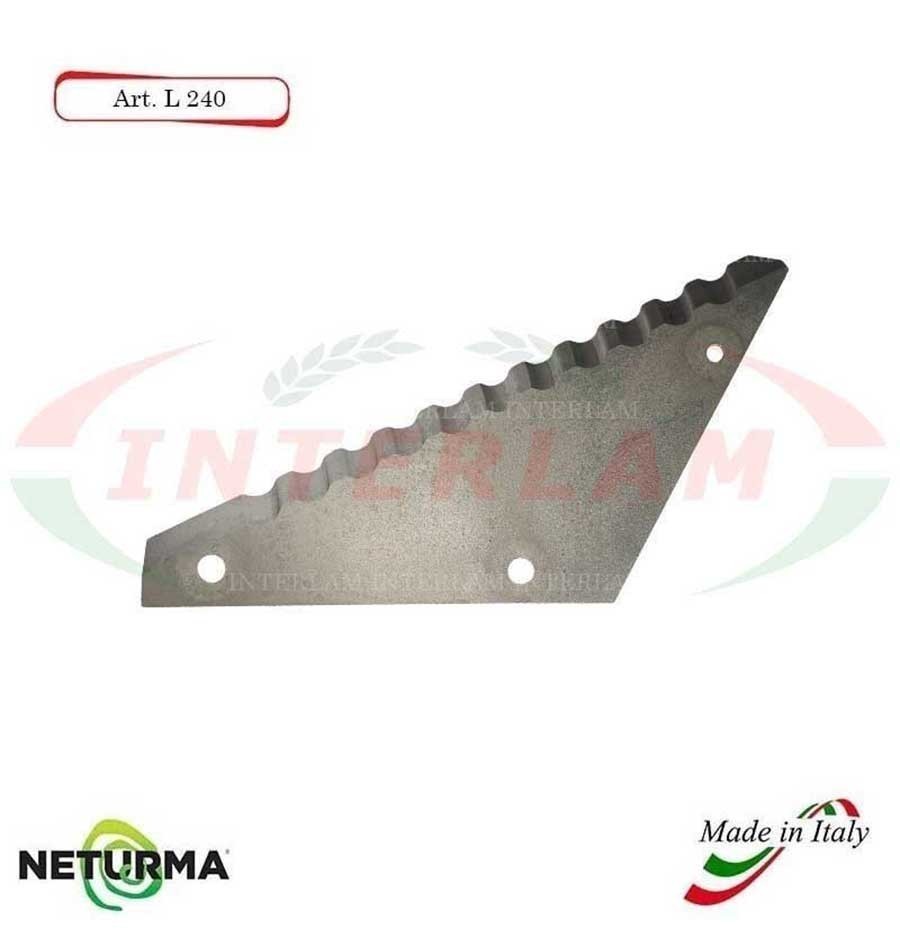 L240 - Lame per Carri Foraggeri - Dentata - Ø141 - (5 Pz.) L240 - Lame per Carri Foraggeri - Dentata - Ø141 - (5 Pz.)