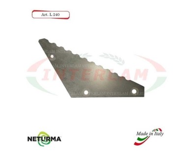 L240 - Lame per Carri Foraggeri - Dentata - Ø141 - (5 Pz.)