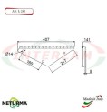 L240 - Lame per Carri Foraggeri - Dentata - Ø141 - (5 Pz.) L240 - Lame per Carri Foraggeri - Dentata - Ø141 - (5 Pz.)