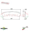 LK300 - KEMPER Forage and Corn Shredder Blades WIDE RADIUS - 8 Pcs