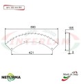 LK301 KEMPER Forage and Corn Shredder Blades - NARROW RADIUS - (8 Pcs.)