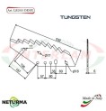 LS2010DX - TUNGSTENO - Lama per Carri UNIFEED - KUNH Unificata - (5 Pz.)