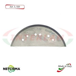 L320 - Lama per Carri UNIFEED - Liscia - Ø142 - MARMIX  - (5 Pz.)