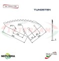 LS2017DX - TUNGSTEN - Right - Knife for mixer wagon UNIFEED - Vertical - Toothed -SILOKING - KVERNELAND - (5 Pcs.) LS2017DX - TUNGSTEN - Right - Knife for mixer wagon UNIFEED - Vertical - Toothed -SILOKING - KVERNELAND - (5 Pcs.)